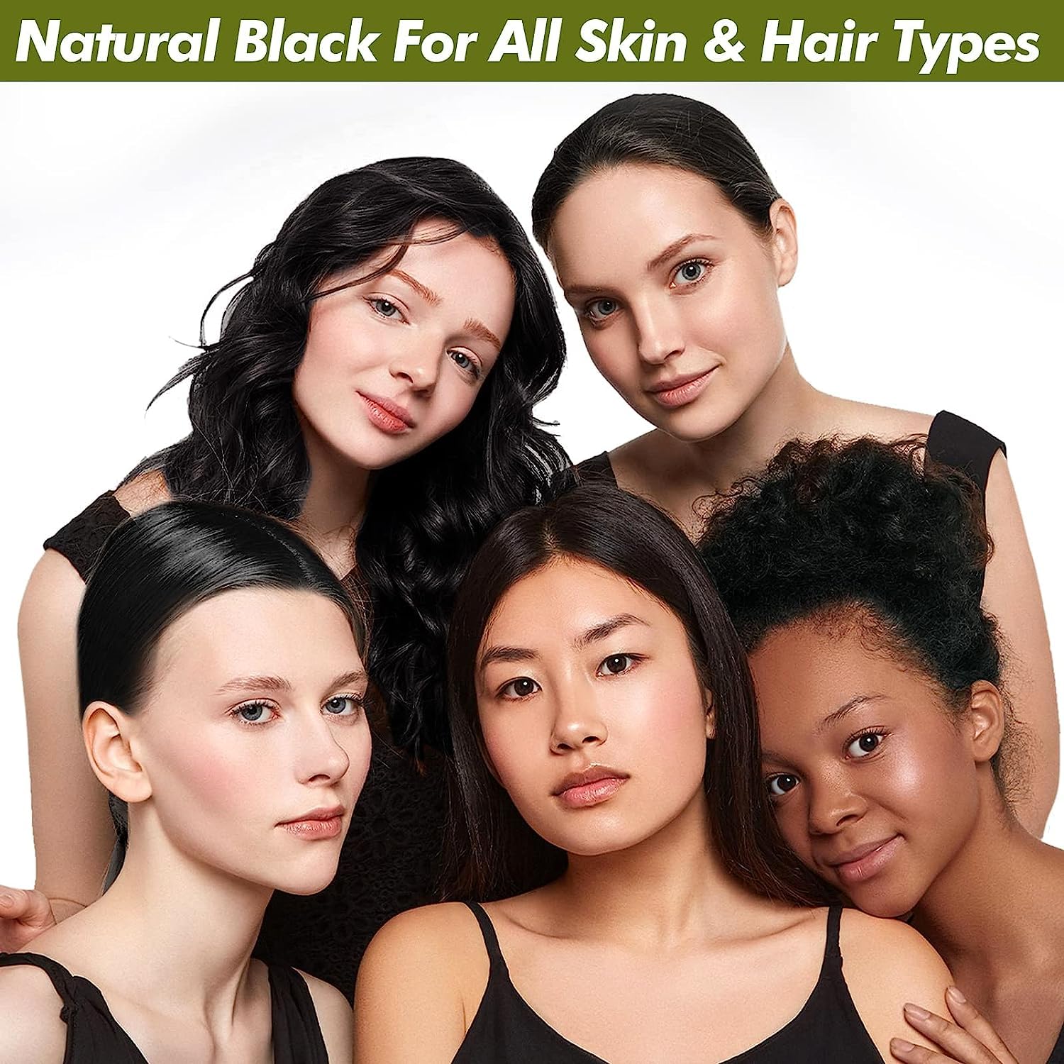 Dexe Black Hair Shampoo - Safe for All Skin Types